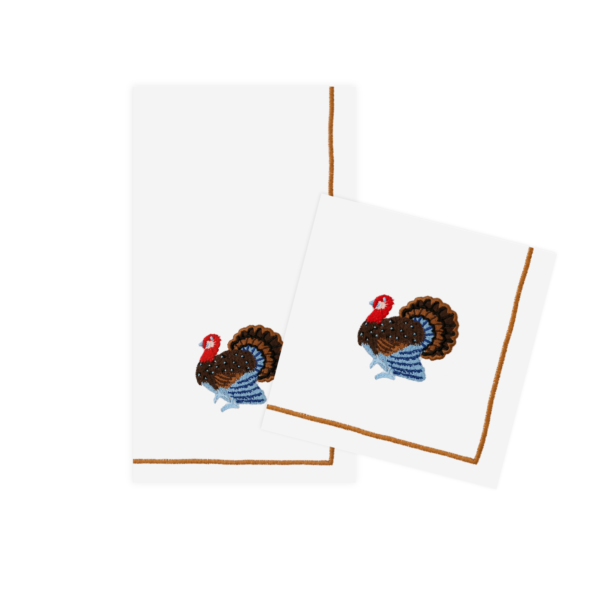Thanksgiving Paper Guest Napkins with Turkeys