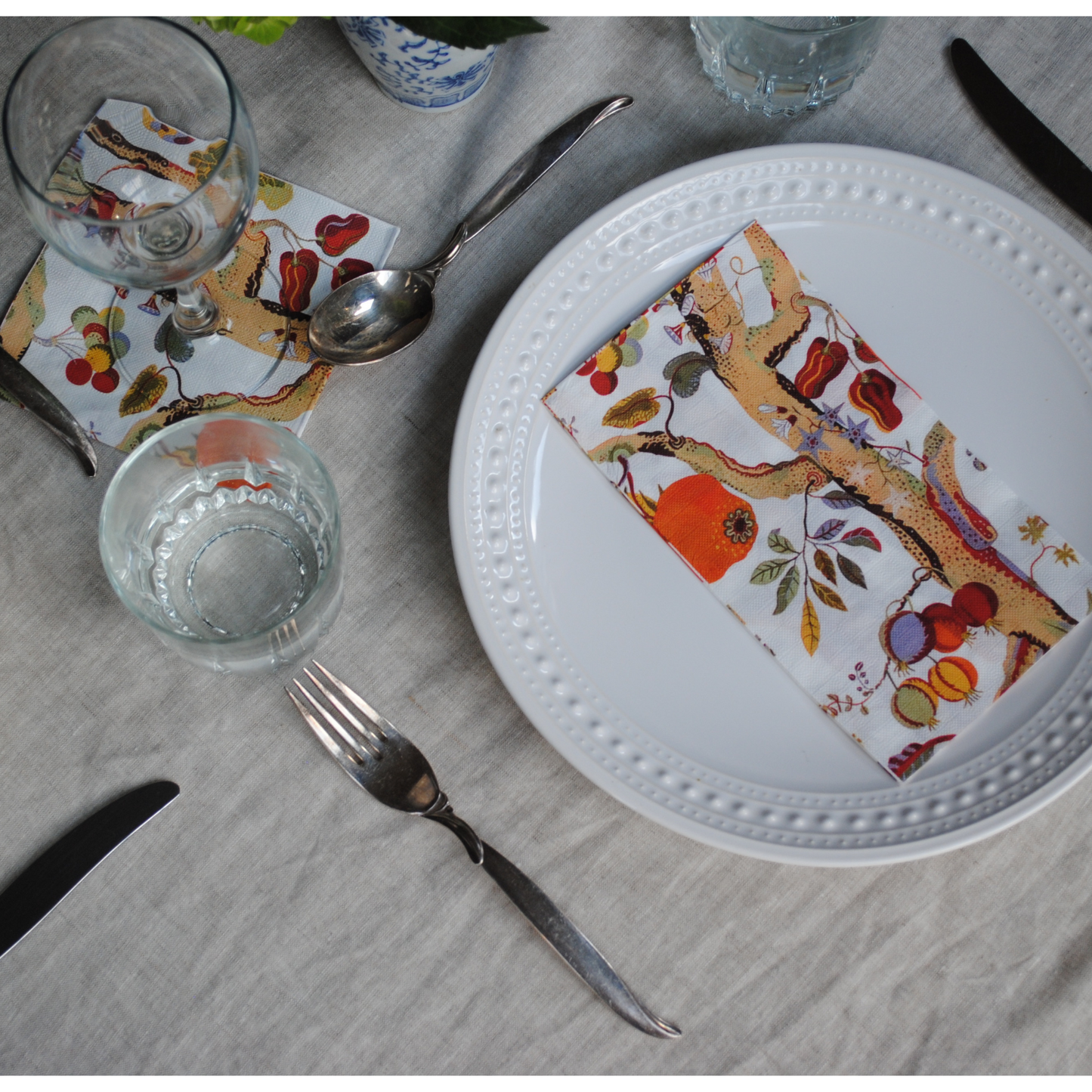 Fruit Tree Cocktail Napkins