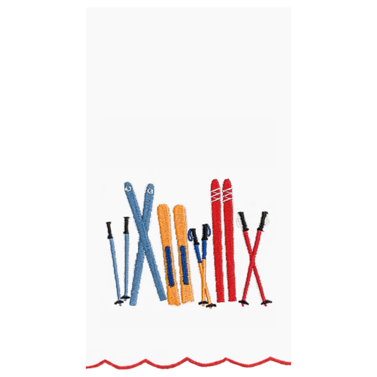 Vintage Skis Paper Guest Napkins