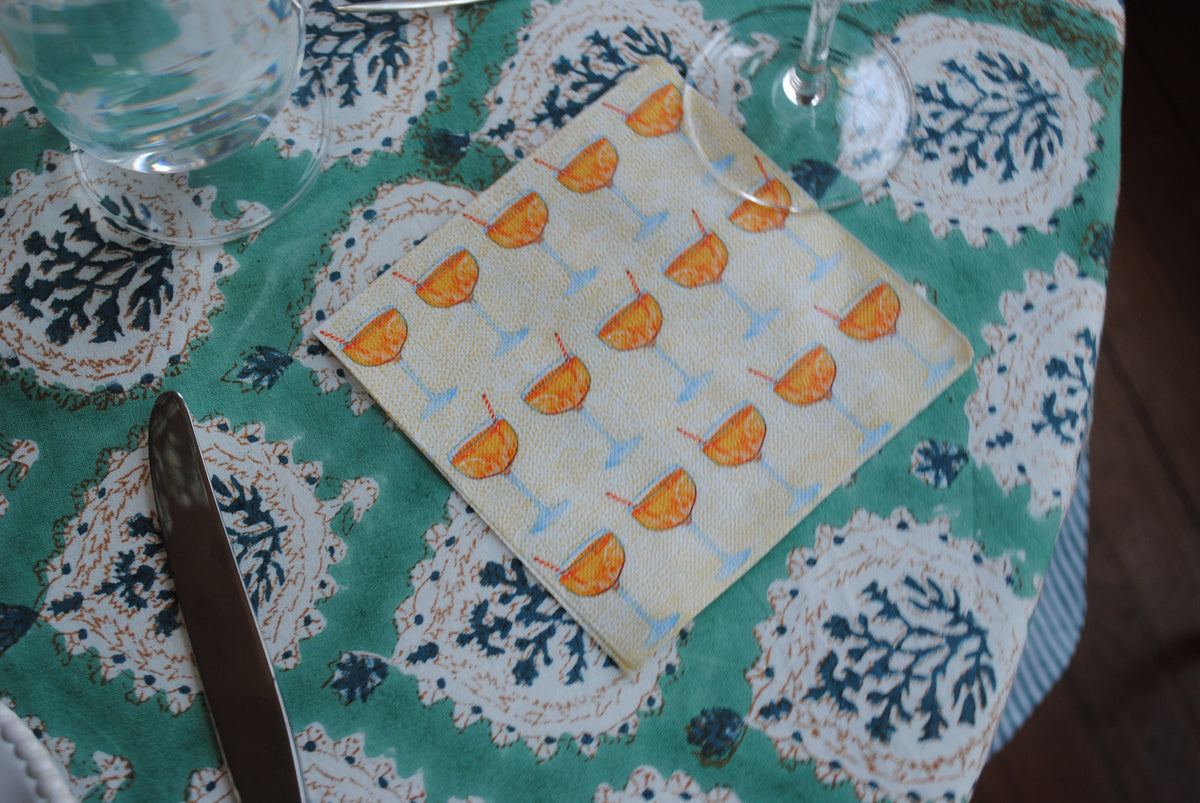 Aperol Spritz Cocktail Napkins - Case of 5