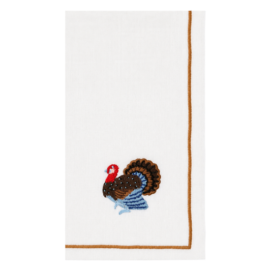 Thanksgiving Paper Guest Napkins with Turkeys