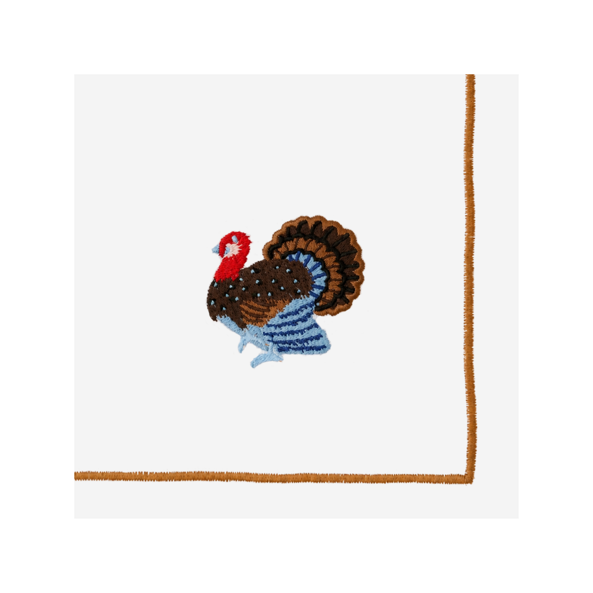 Thanksgiving Cocktail Napkins with Turkeys