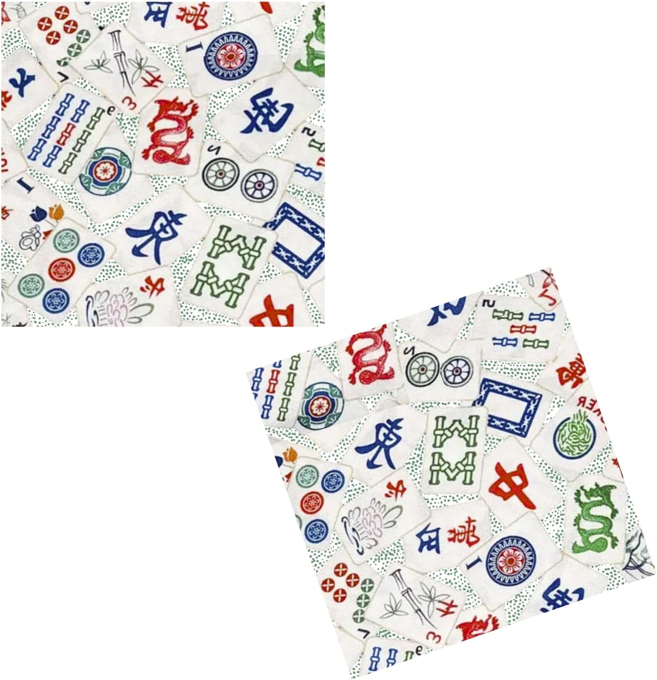 Sage Green Mahjong Cocktail Napkins