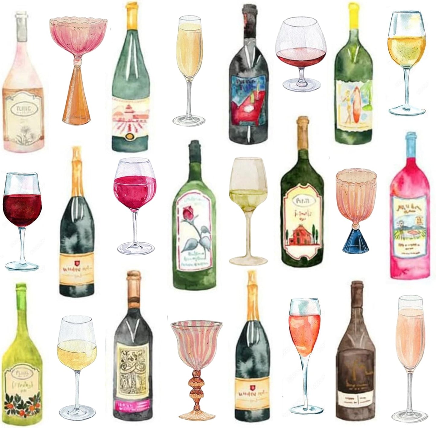 Wine and Champagne Cocktail Napkins