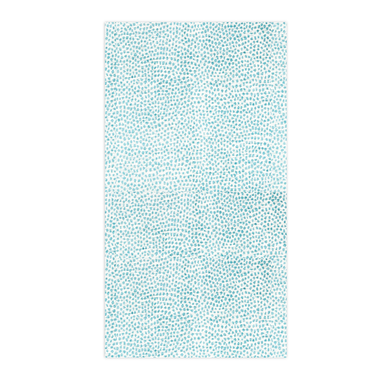 Teal Polkadots Paper Guest Napkins ￼