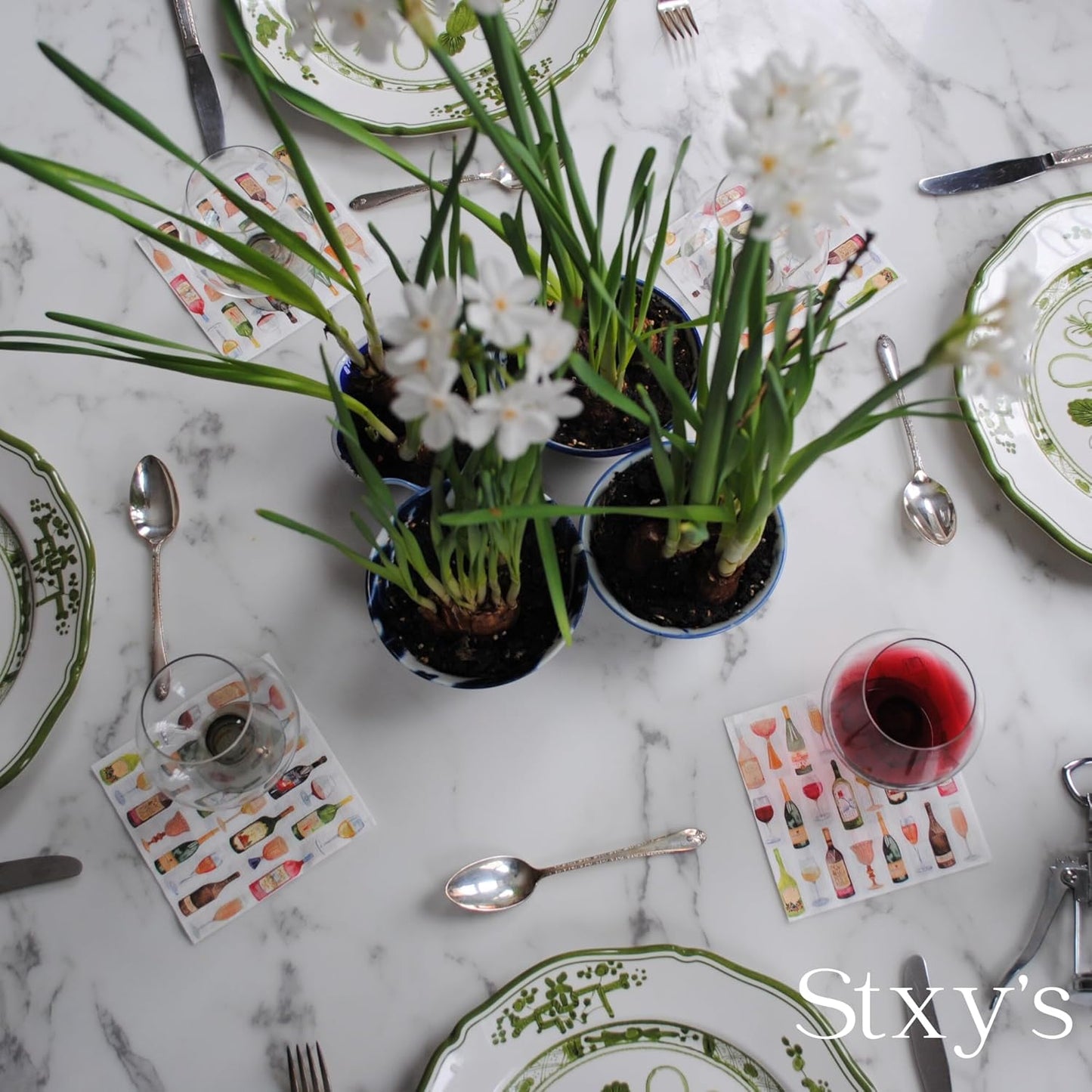 Wine and Champagne Cocktail Napkins