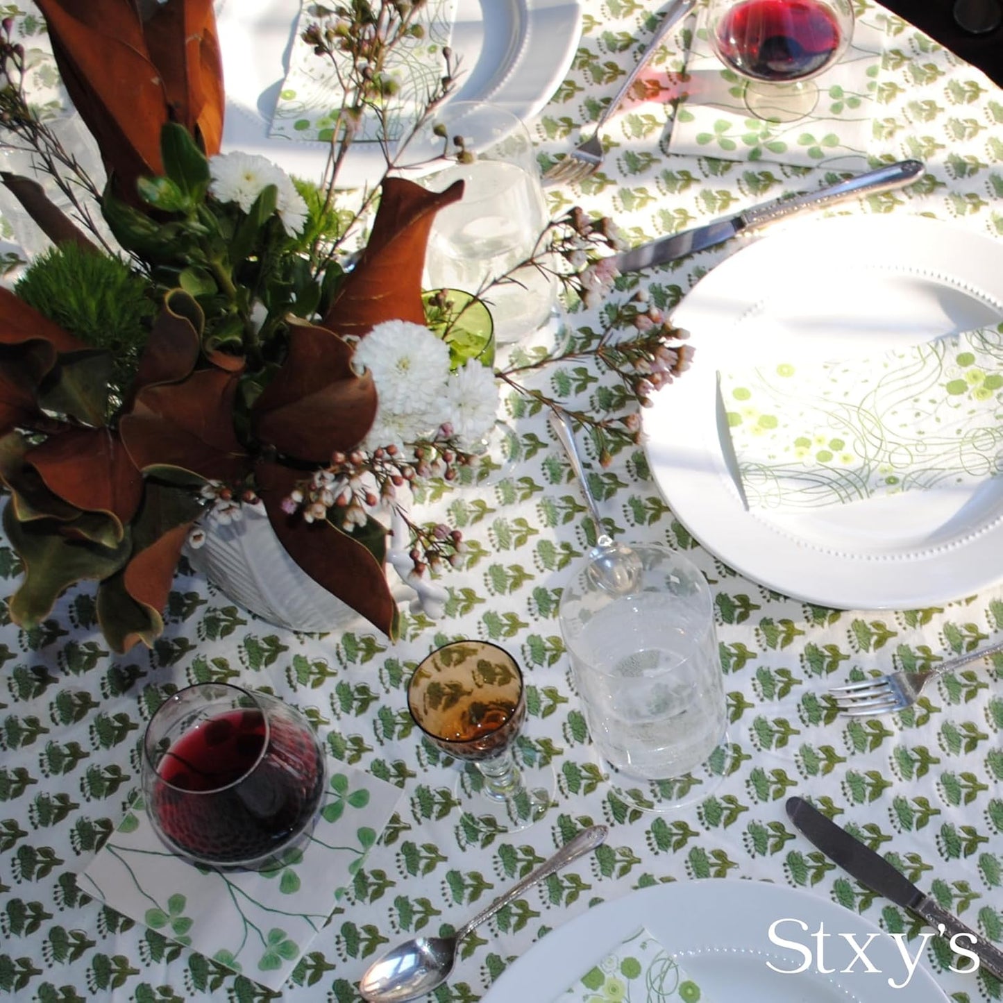 Lucky Clover Cocktail Napkins