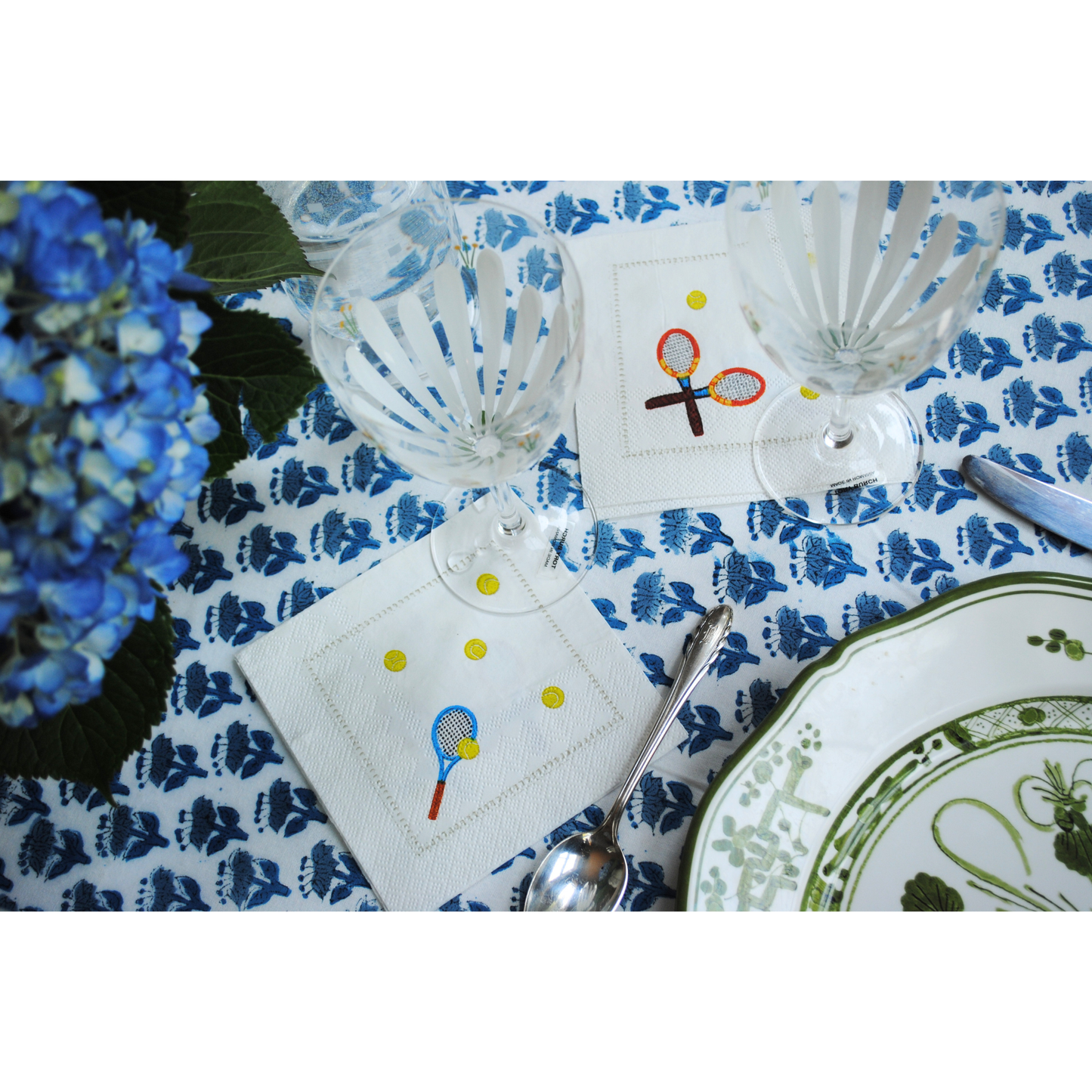 Tennis Cocktail Napkins - case of 5