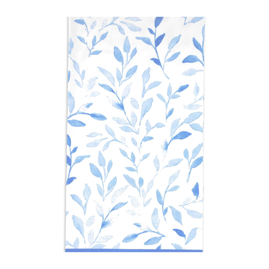 Blue Leaves Guest Napkins