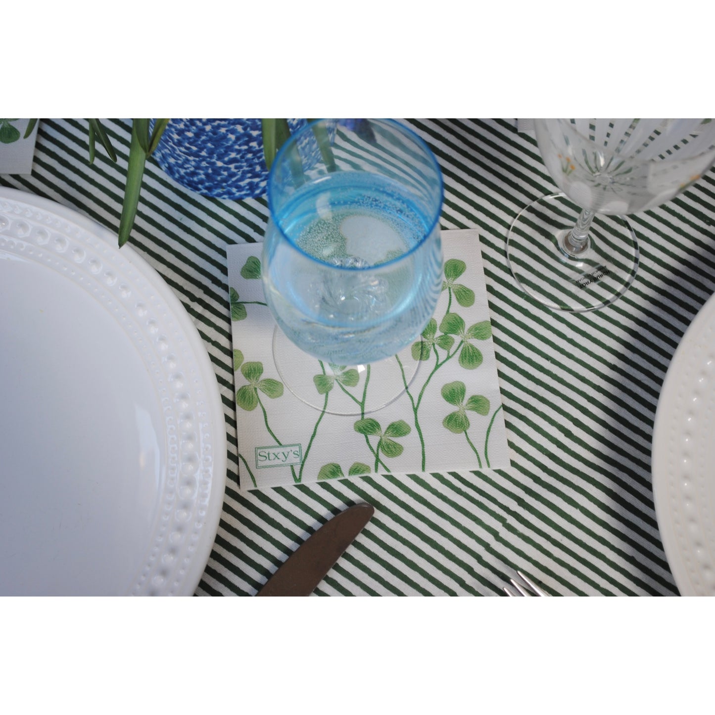 Lucky Clover Cocktail Napkins