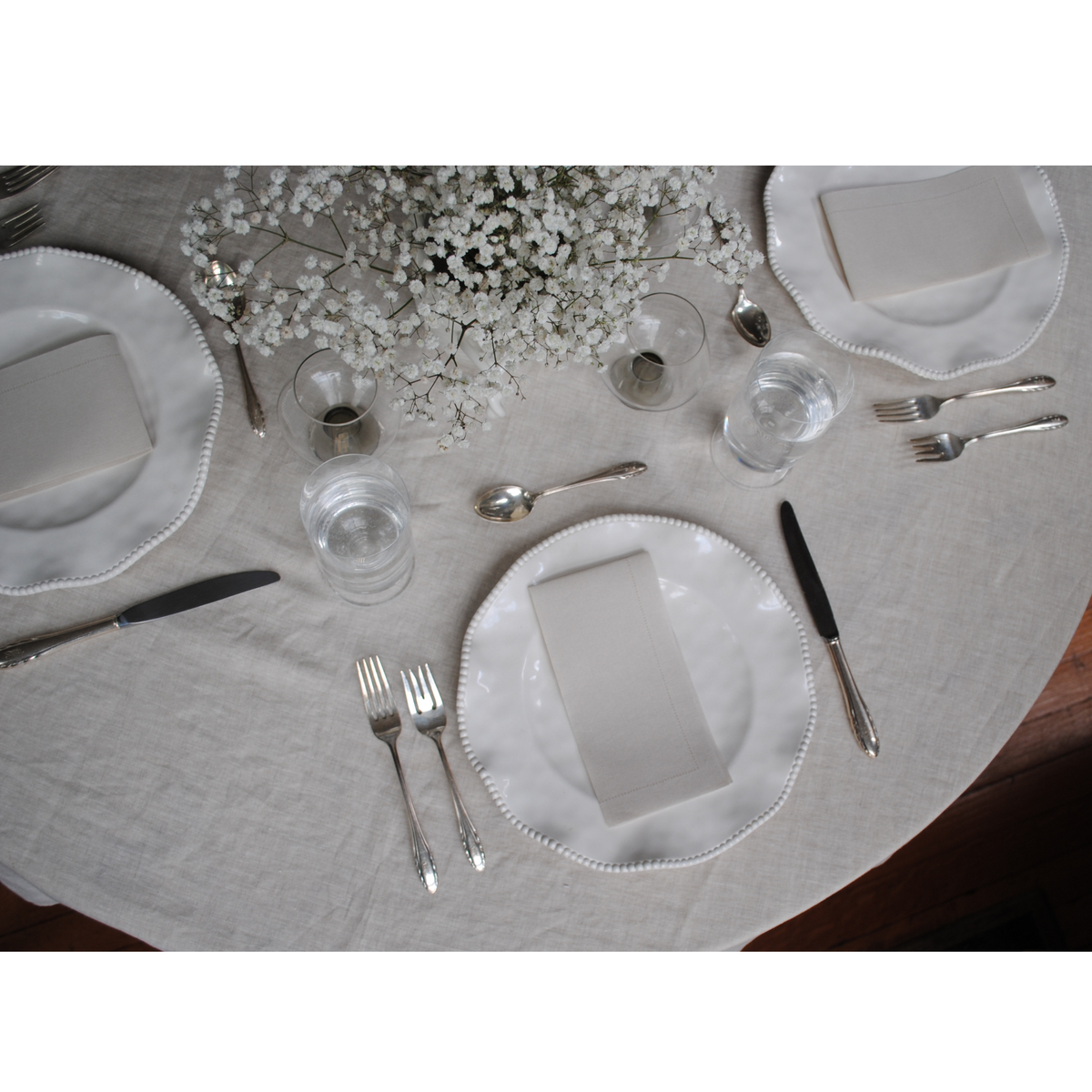 (Case of 5) Beige Cloth-Feel Paper Guest Napkins