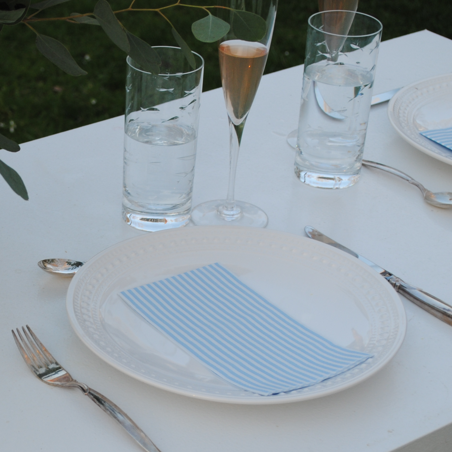 Seersucker Guest Napkins