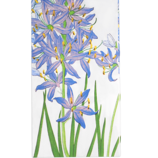 100ct - Agapanthus Flower Guest Napkins