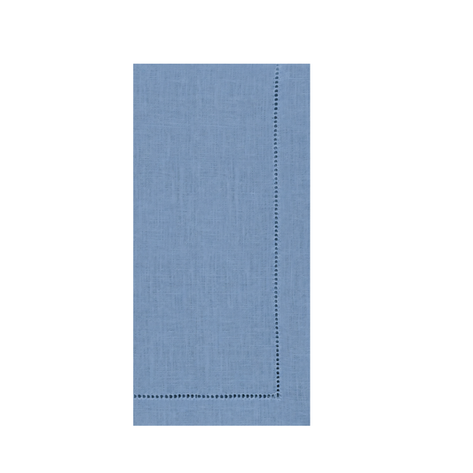 Denim Hemstitched Disposable Linen Napkins