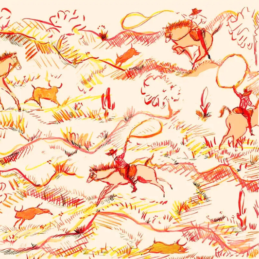 Wild West Western Cocktail Napkins